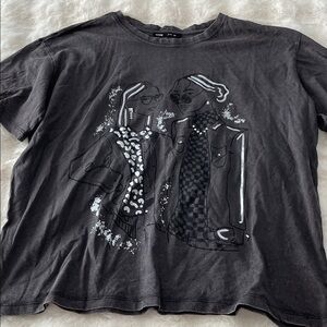 Graphic Black Short Sleeve Tee